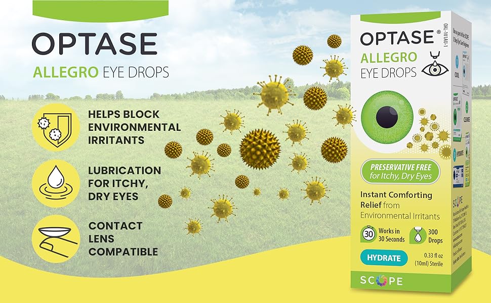 OPTASE Allegro Eye Drops for Dry Eyes
